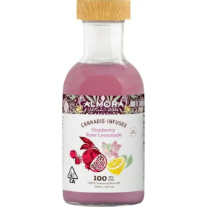 Almora Farm | Pomberry Rose Lemonade | Strain Specific- Whitethorn Rose Cannabis Beverage | 100mg