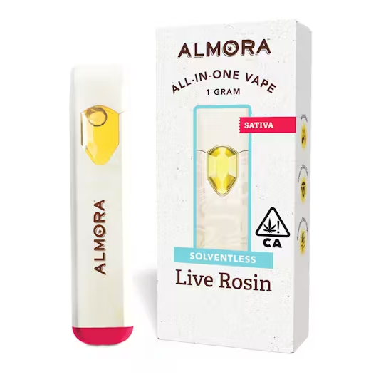 Almora Farms | Dutch Treat | Solventless Live Rosin All-In-One Vape | 1g Almora Farms | Dutch Treat | Solventless Live Rosin All-In-One Vape | 1g 